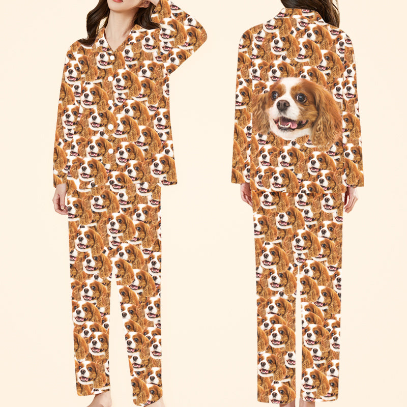 Pajamas with faces printed on online them