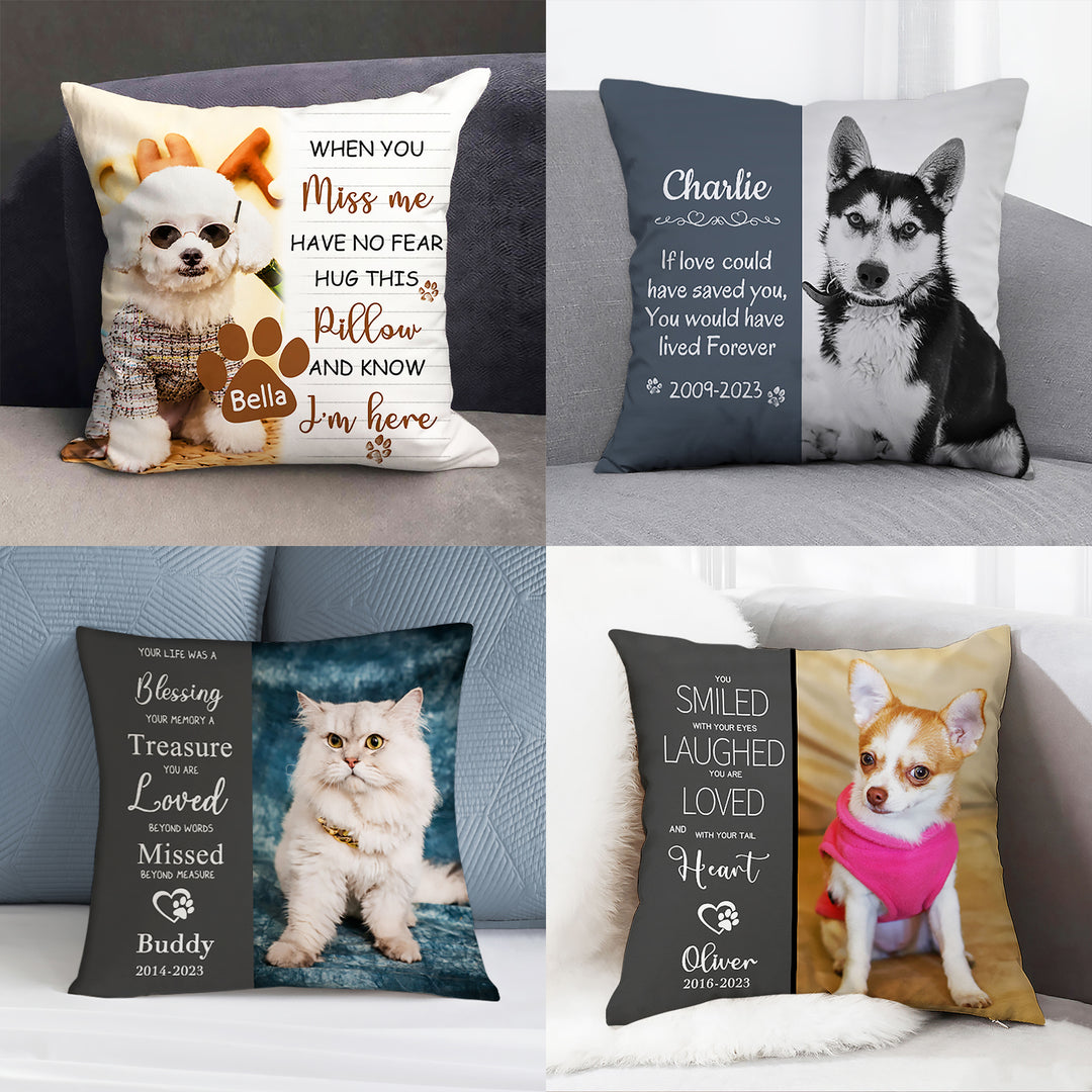 Print your dog on a pillow best sale