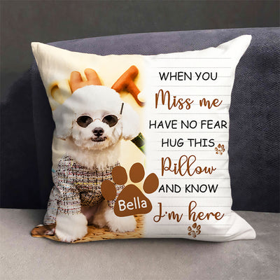 Make a Custom Pet Pillow out of your Pet's picture– The Pet Pillow