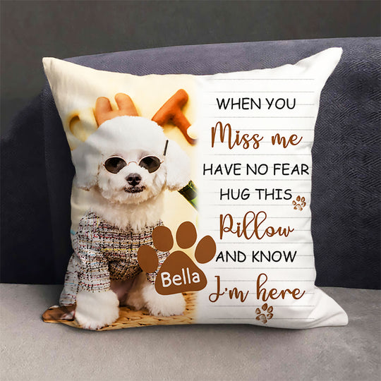 Pillows with your pets picture best sale