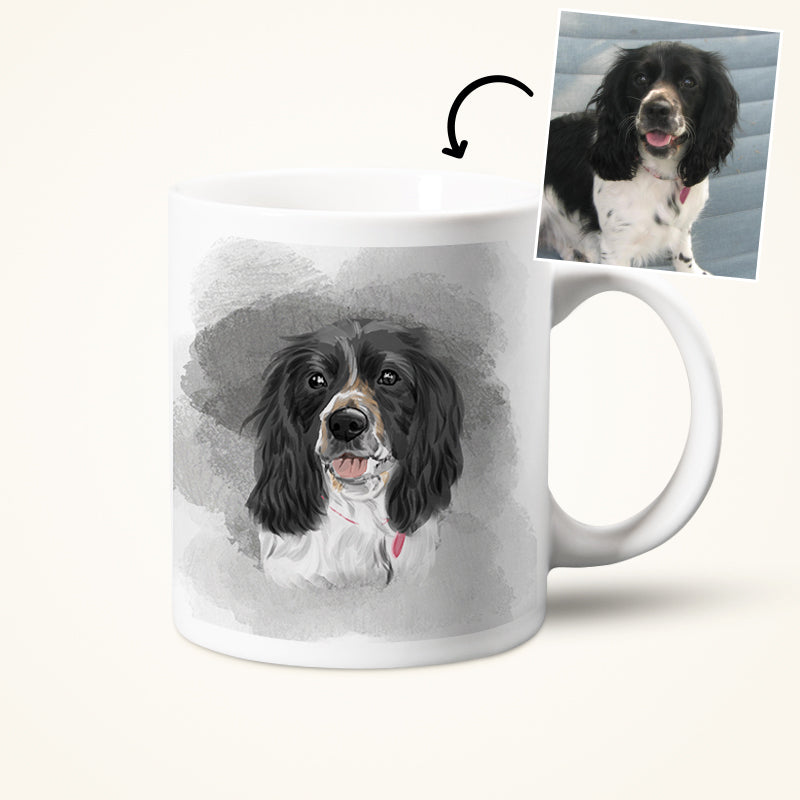 Custom Pet Art Coffee Mugs