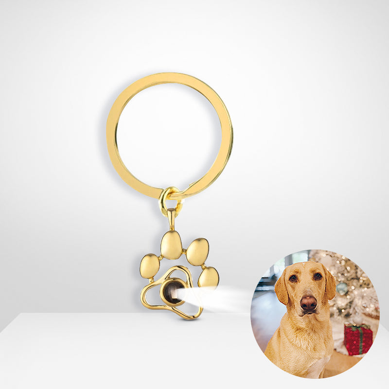 Custom Pet Projection Memorial Keychain with Your Pet Photo as Gift for  Loss of Pet