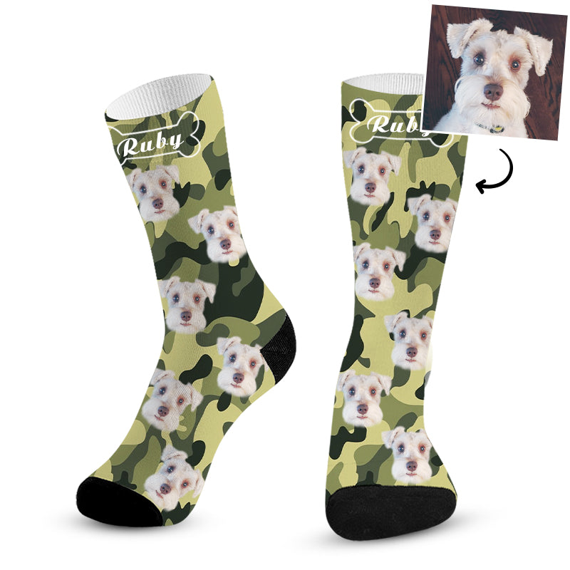  Ulikelife Custom Dog Socks, Turn Your Pup Pet Photo