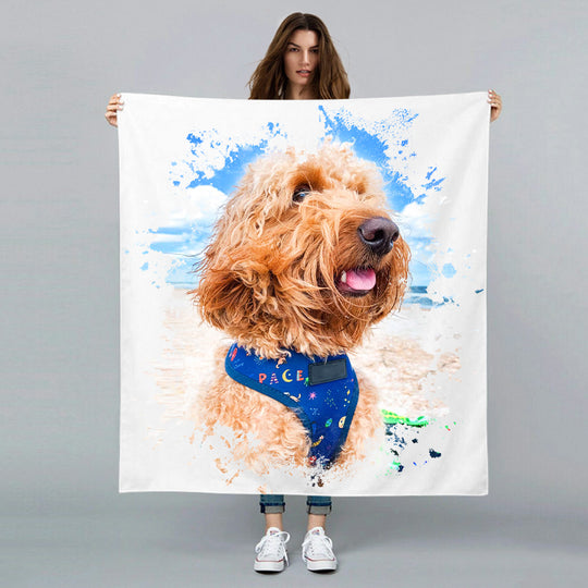 The Wizard Personalized Pet selling Blanket