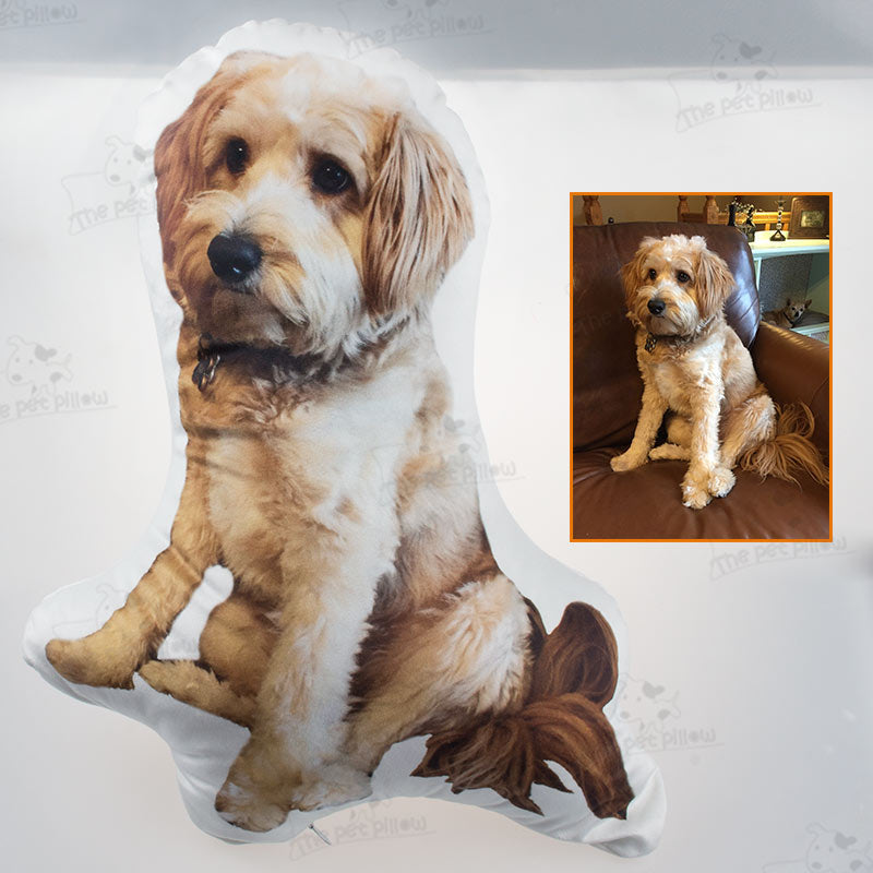 Pet Pillow Looks Like Your Pet Customize Dog Shaped Pillow with Pet Photo ThePetPillow